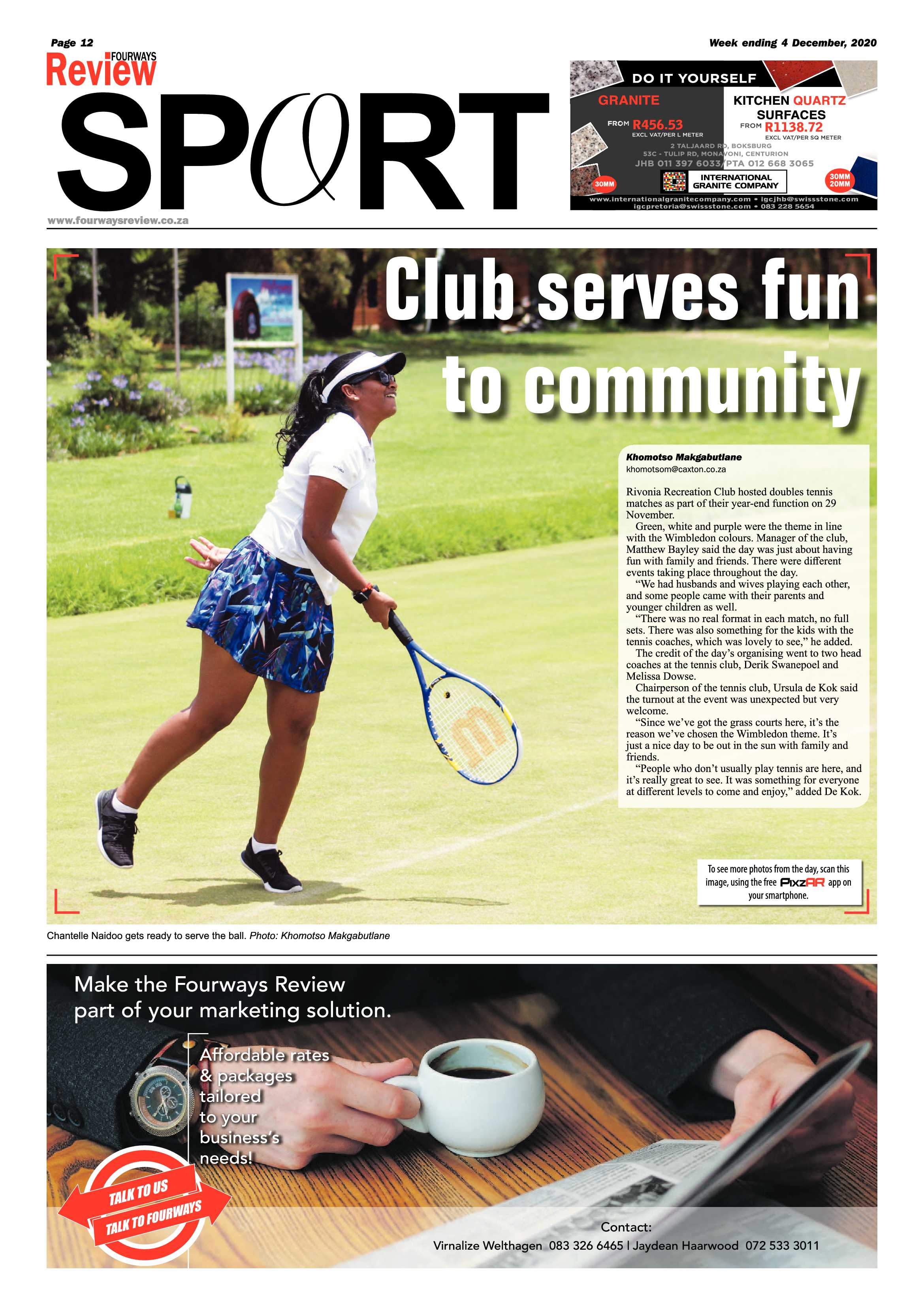 Fourways Review 04 December 2020 page 12