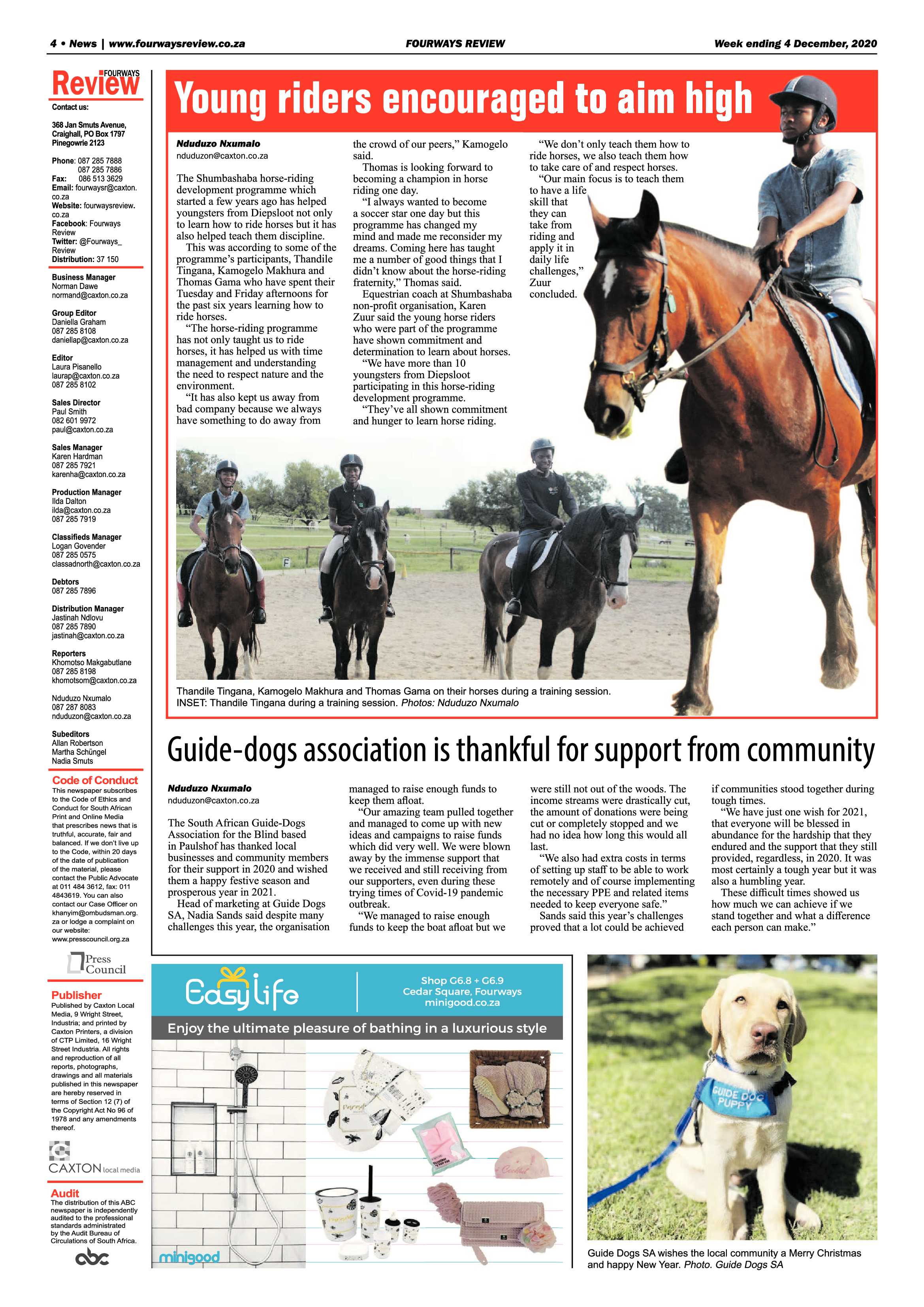 Fourways Review 04 December 2020 page 4