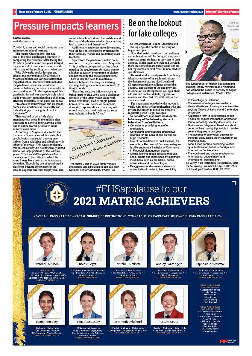 Fourways Review  04 February 2022 page 10