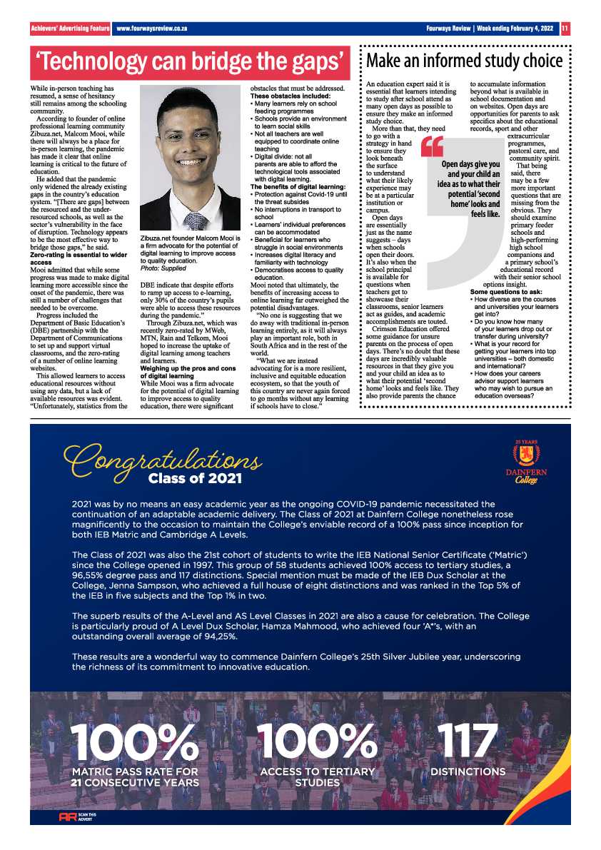 Fourways Review  04 February 2022 page 11