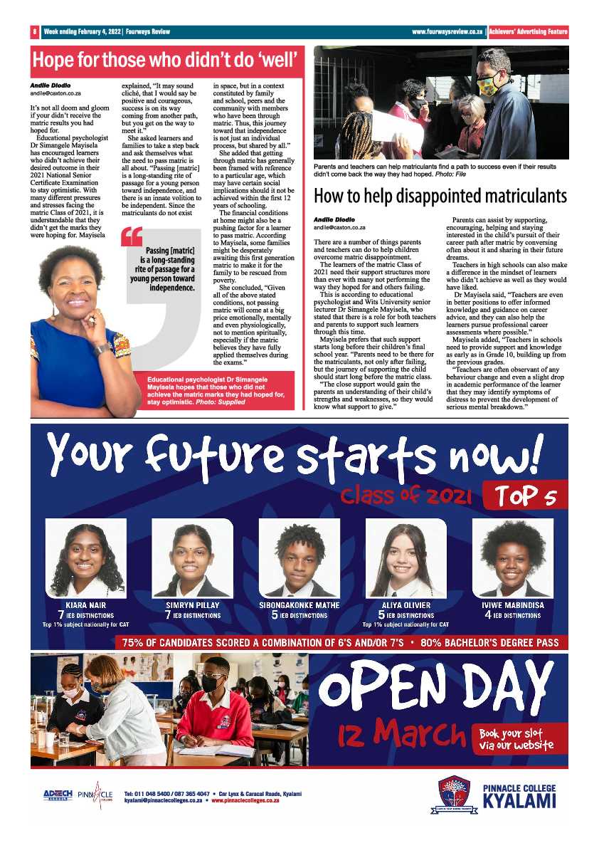 Fourways Review  04 February 2022 page 8
