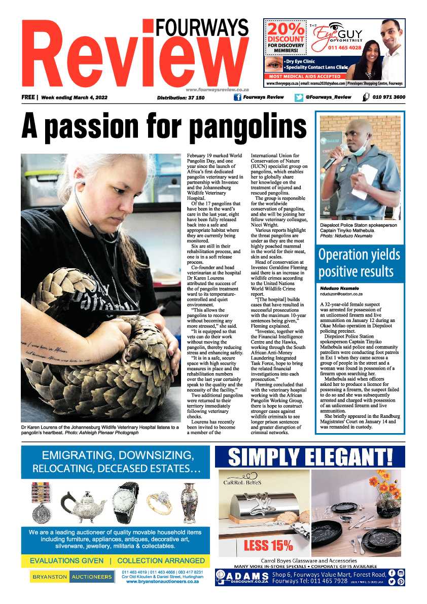 Fourways Review 04 March 2022 page 1