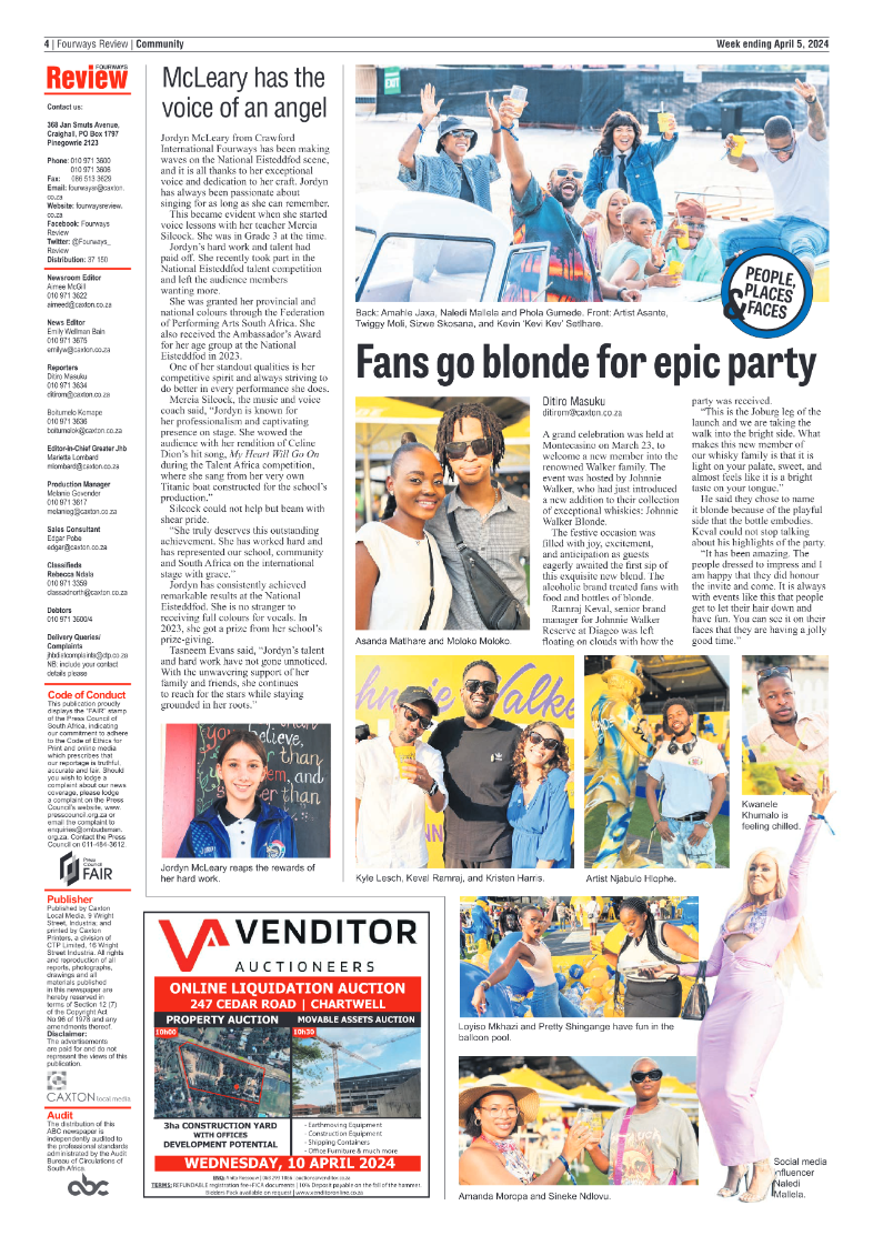Fourways Review 05 April 2024 page 4