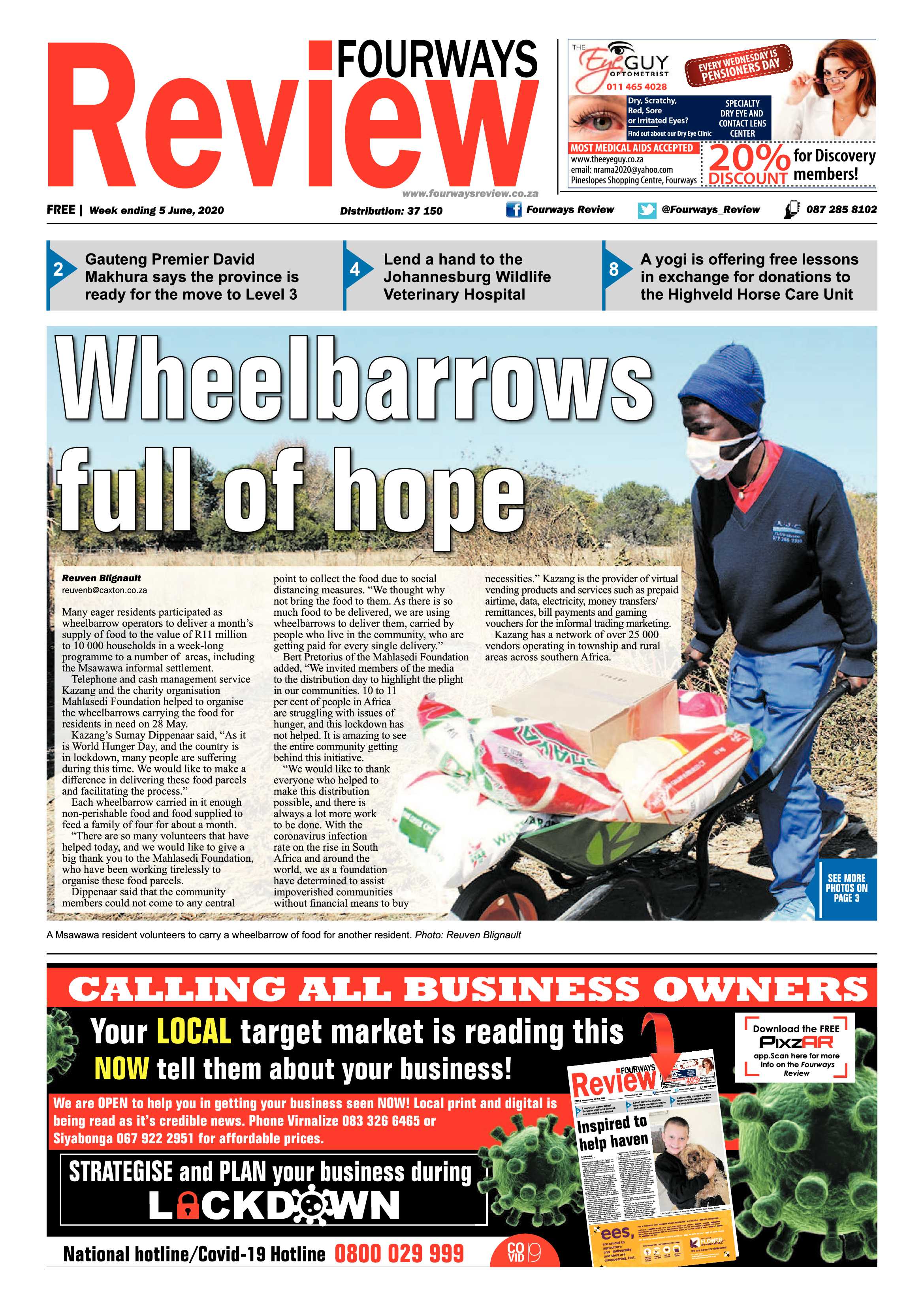 Fourways Review 05 June 2020 page 1