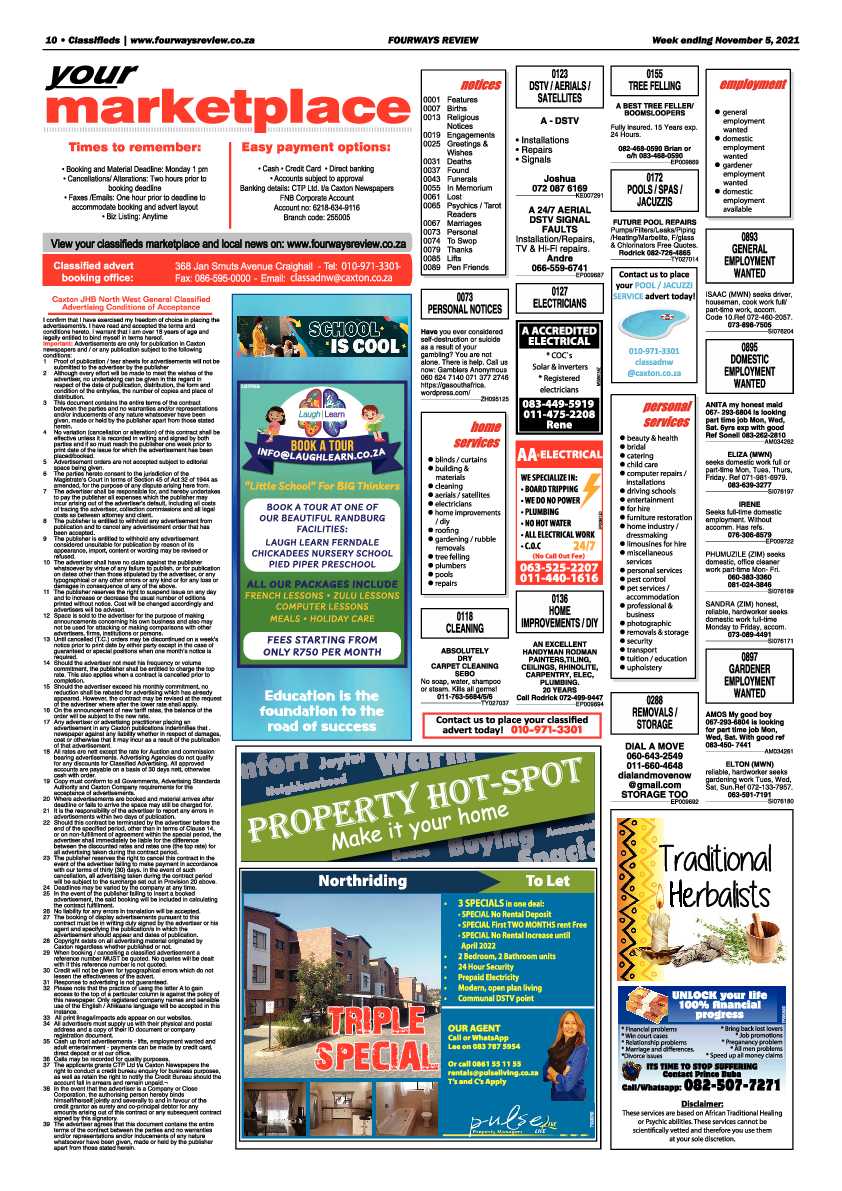 Fourways Review 05 November 2021 page 10
