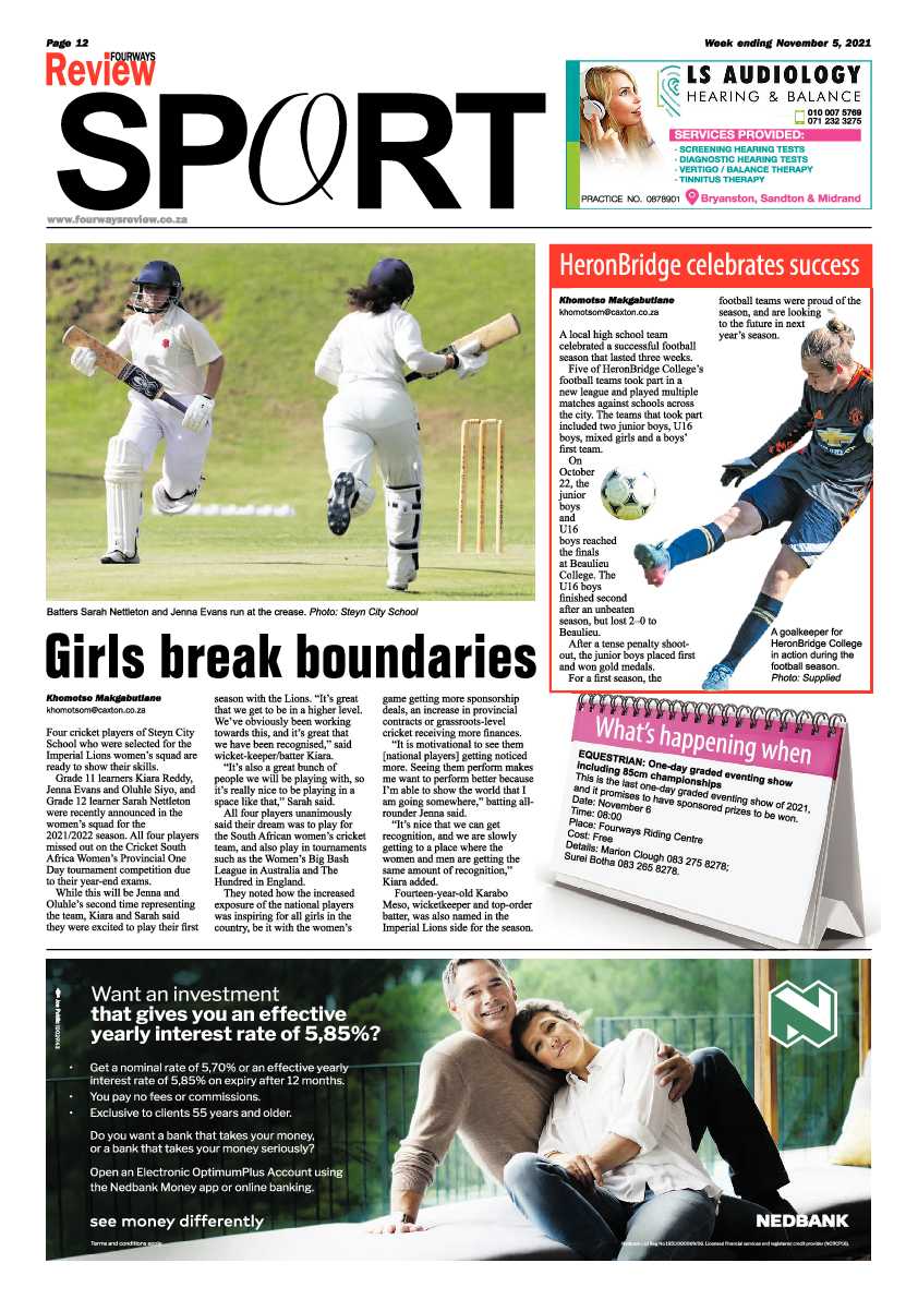Fourways Review 05 November 2021 page 12