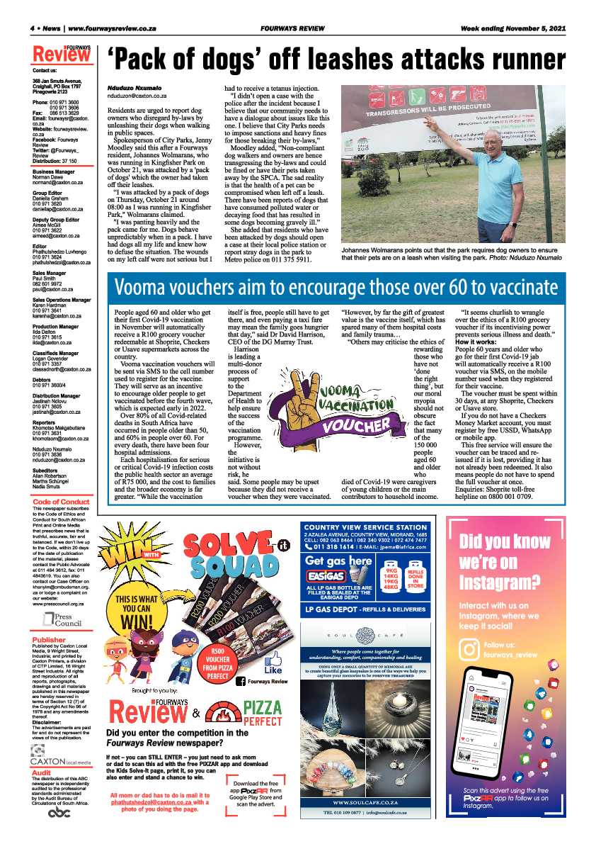 Fourways Review 05 November 2021 page 4