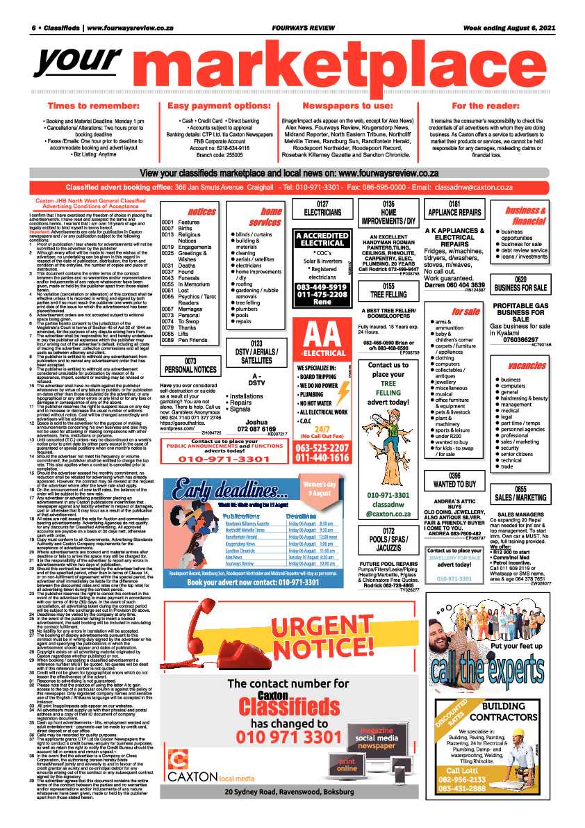 Fourways Review 06 August 2021 page 6