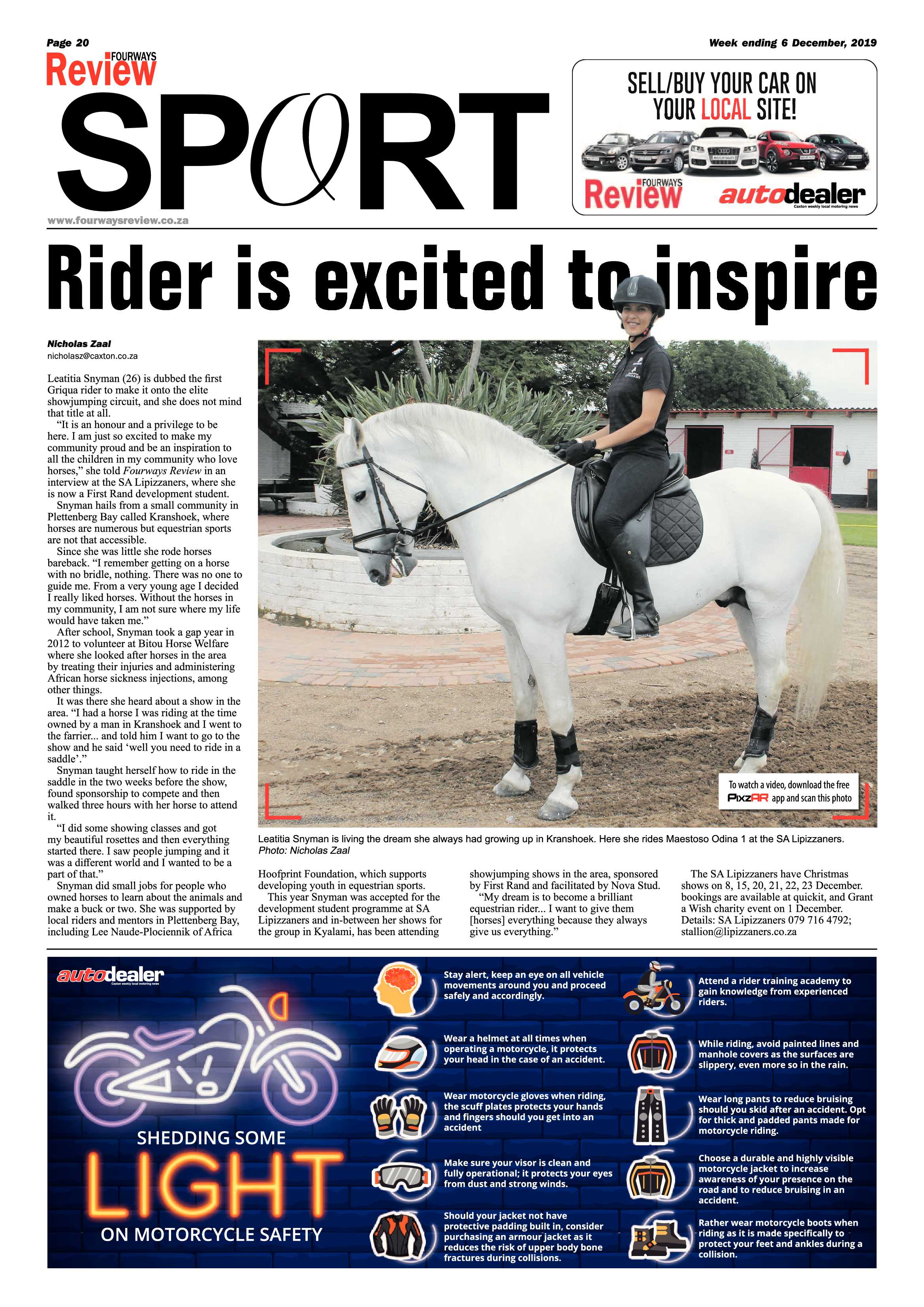 Fourways Review 06 December 2019 page 20