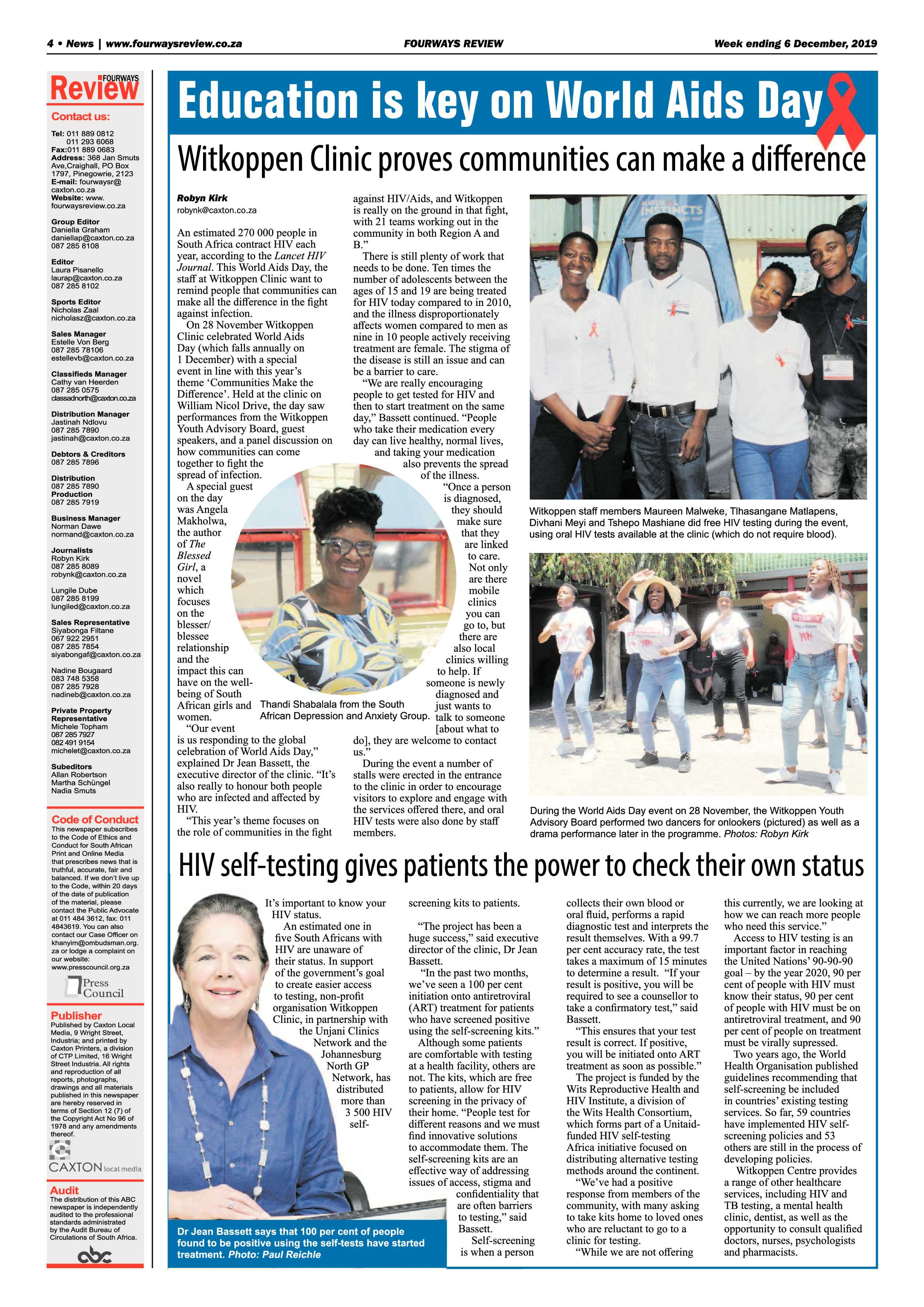 Fourways Review 06 December 2019 page 4