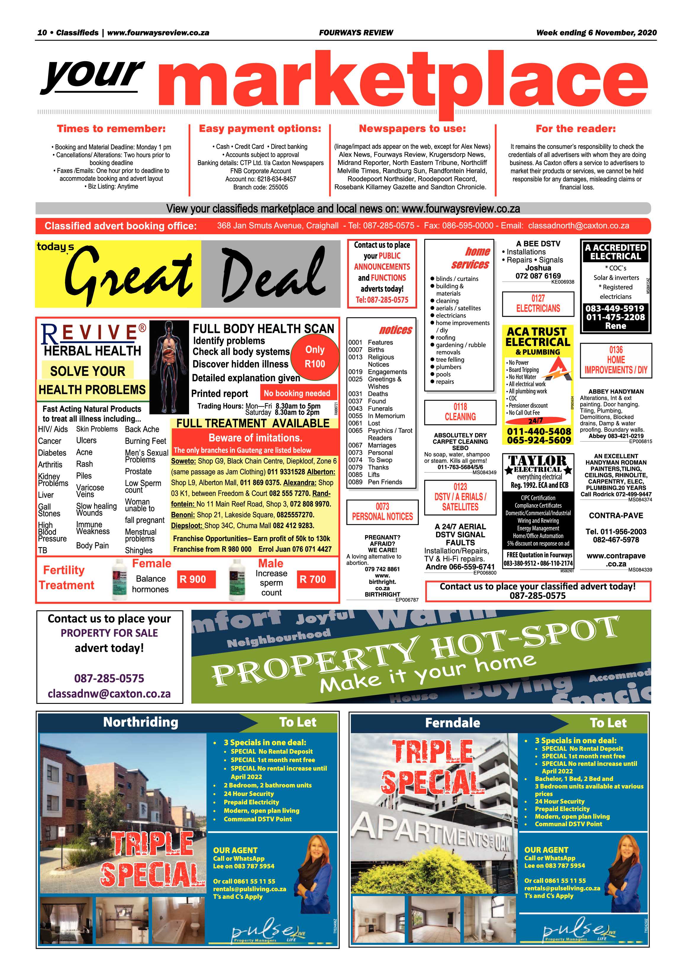 Fourways Review 06 November 2020 page 10