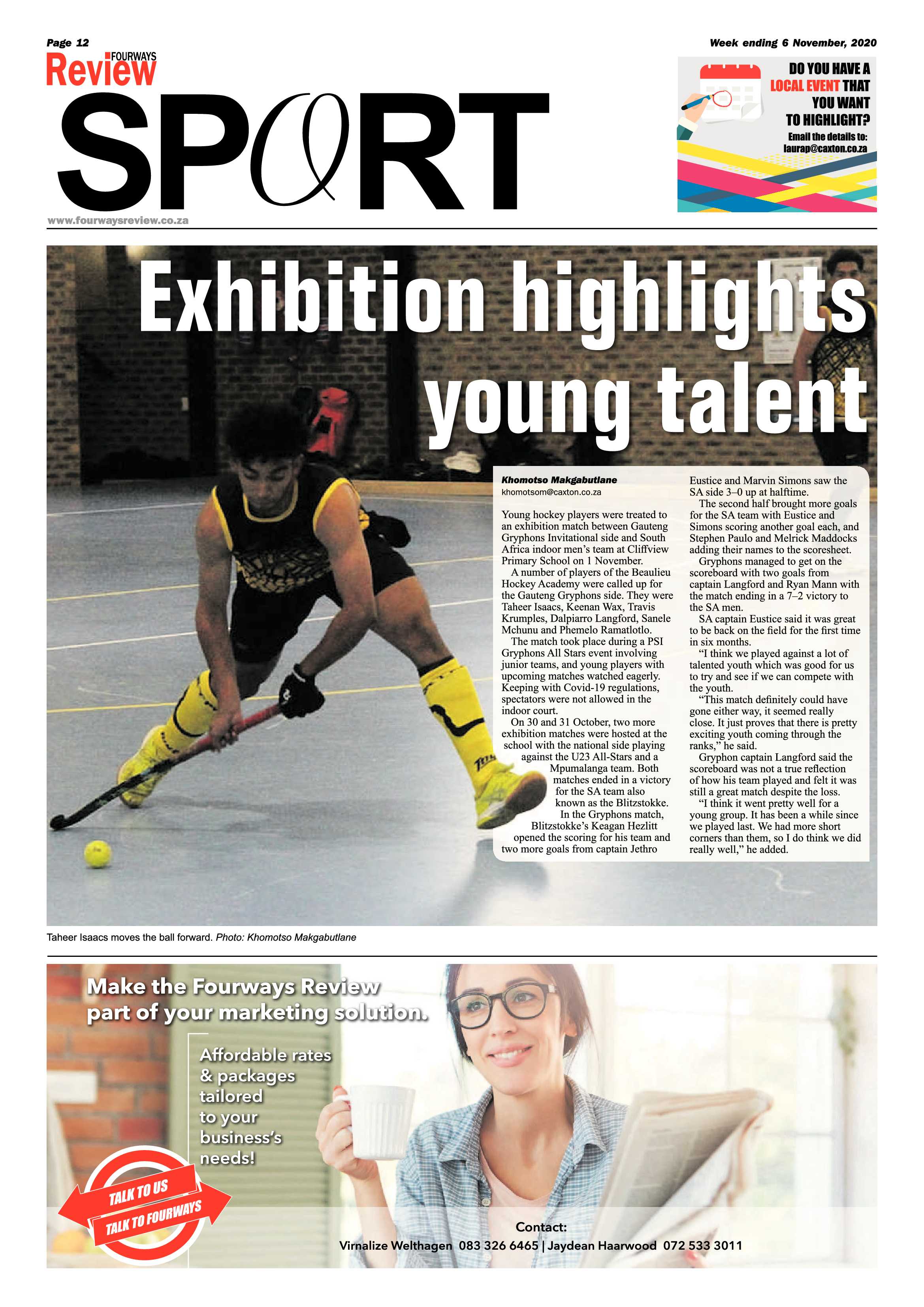 Fourways Review 06 November 2020 page 12