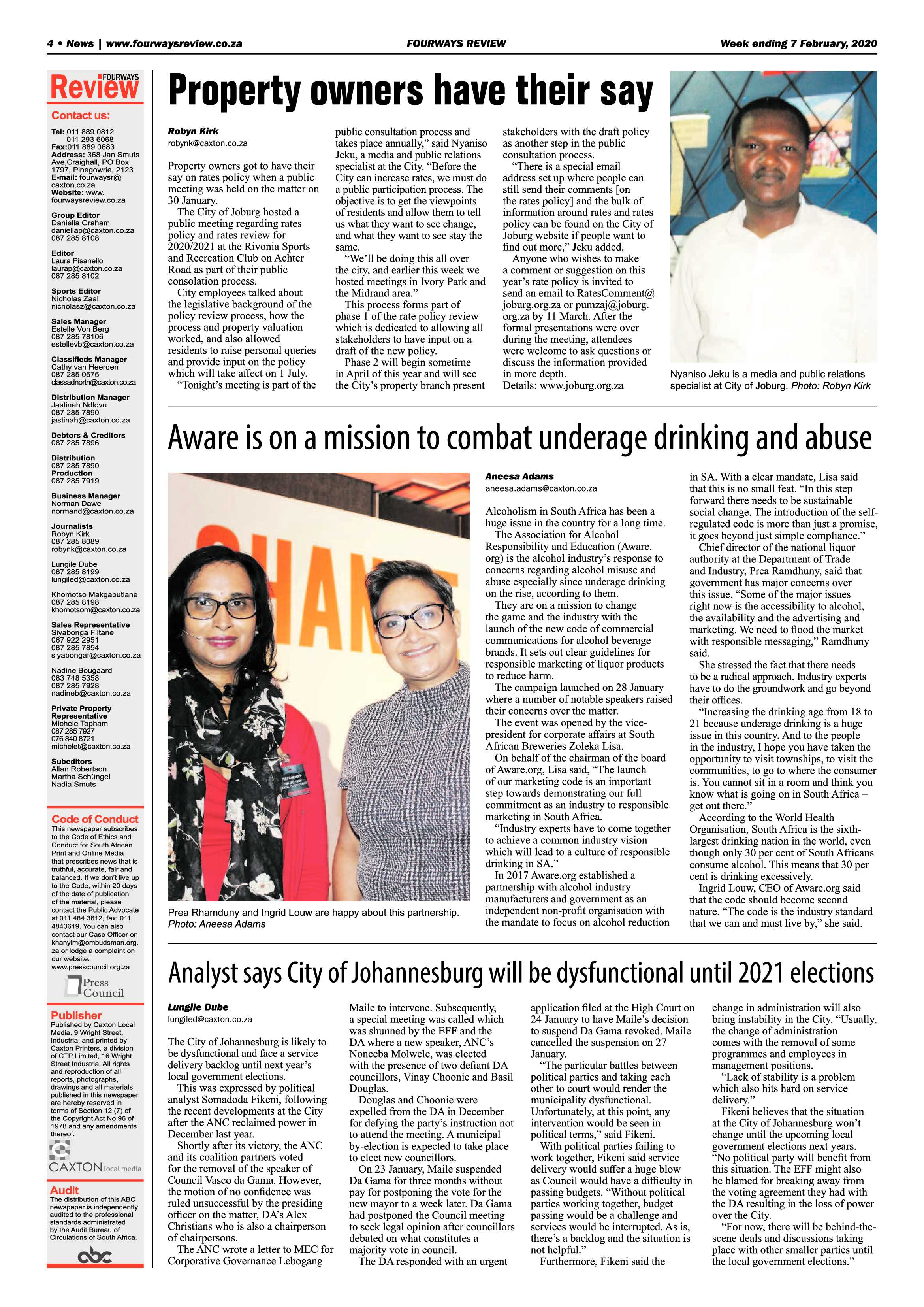 Fourways Review 07 February 2020 page 4