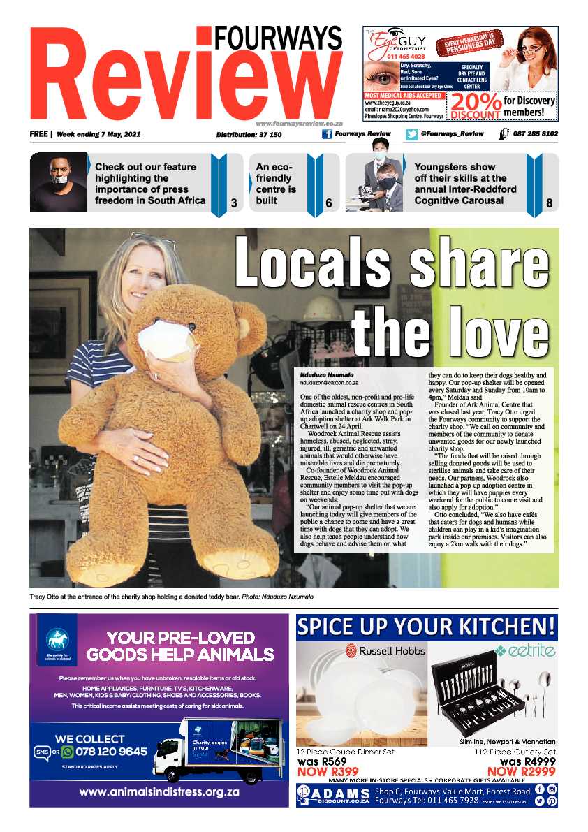 Fourways Review  07 May 2021 page 1