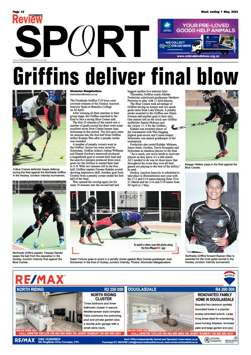 Fourways Review  07 May 2021 page 12