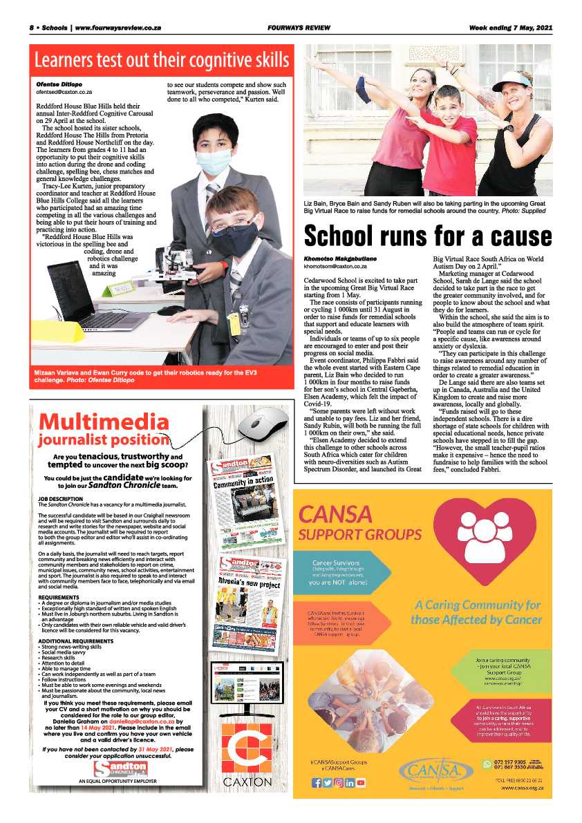 Fourways Review  07 May 2021 page 8