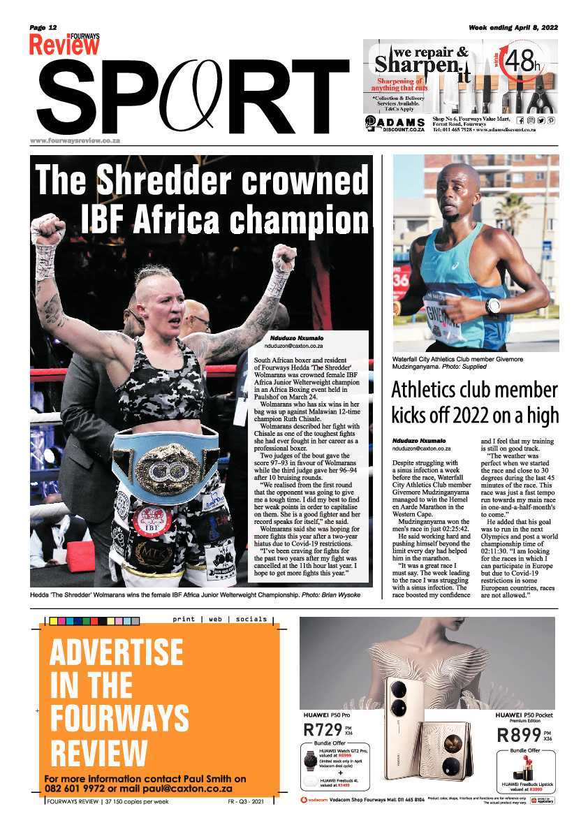 Fourways Review 08 April 2022 page 12