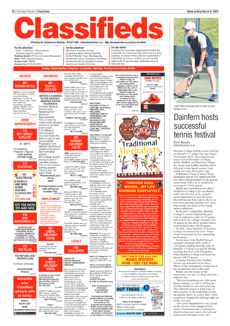 Fourways Review 08 March 2024 page 10