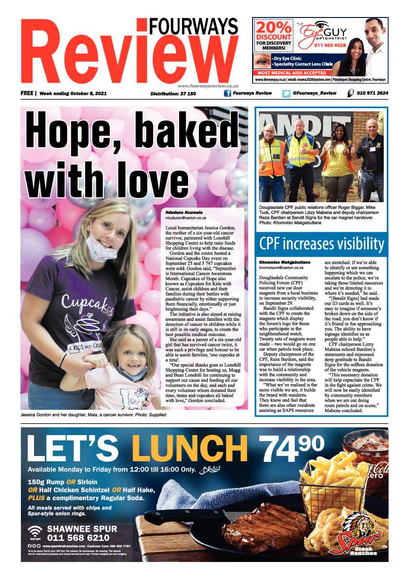 Fourways Review 08 October 2021 page 1