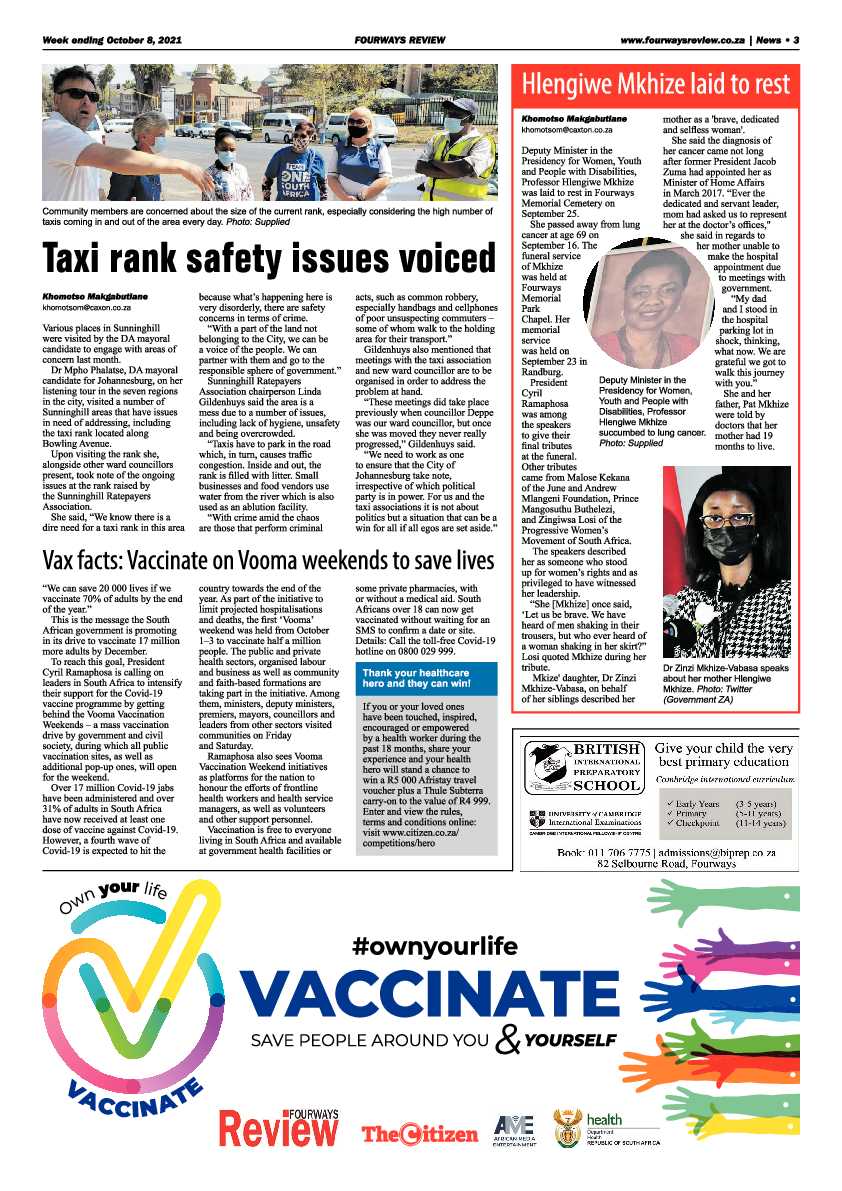 Fourways Review 08 October 2021 page 3