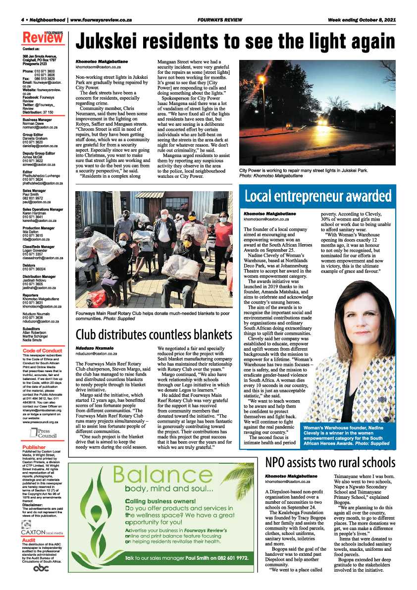 Fourways Review 08 October 2021 page 4