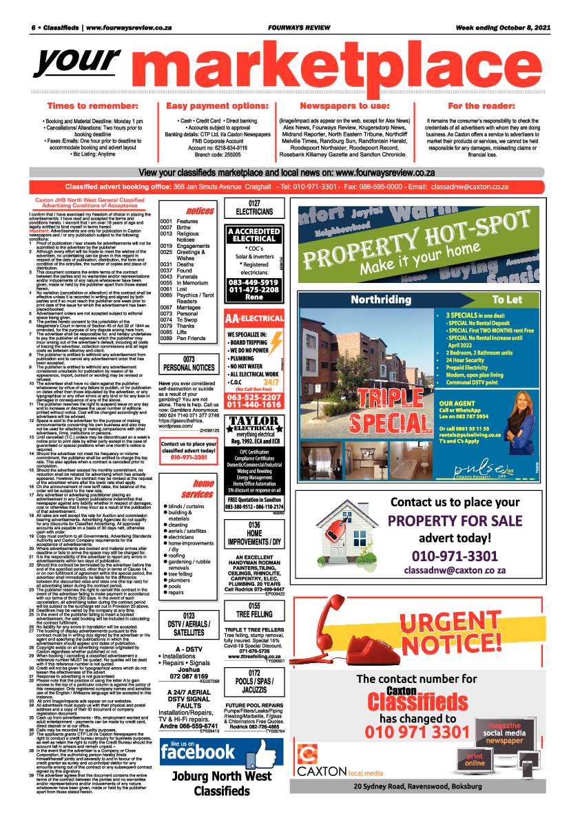 Fourways Review 08 October 2021 page 6