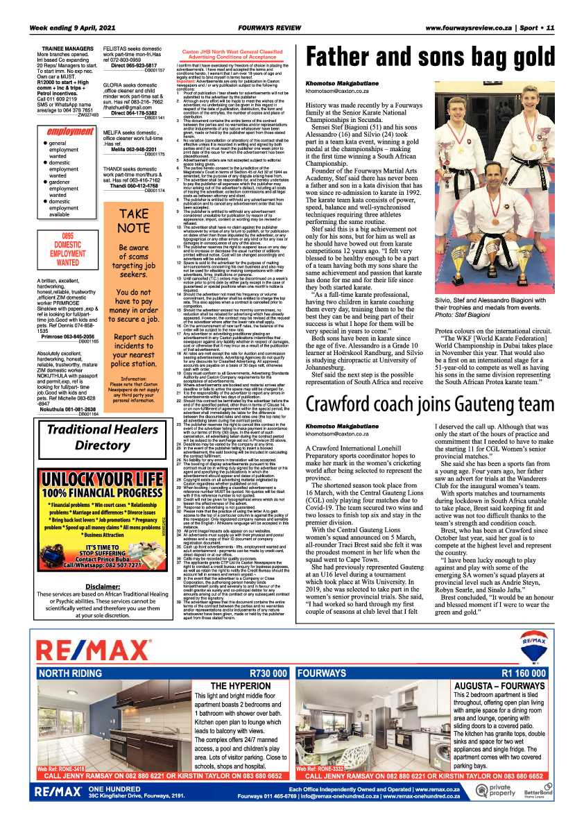Fourways Review 09 April 2021 page 11