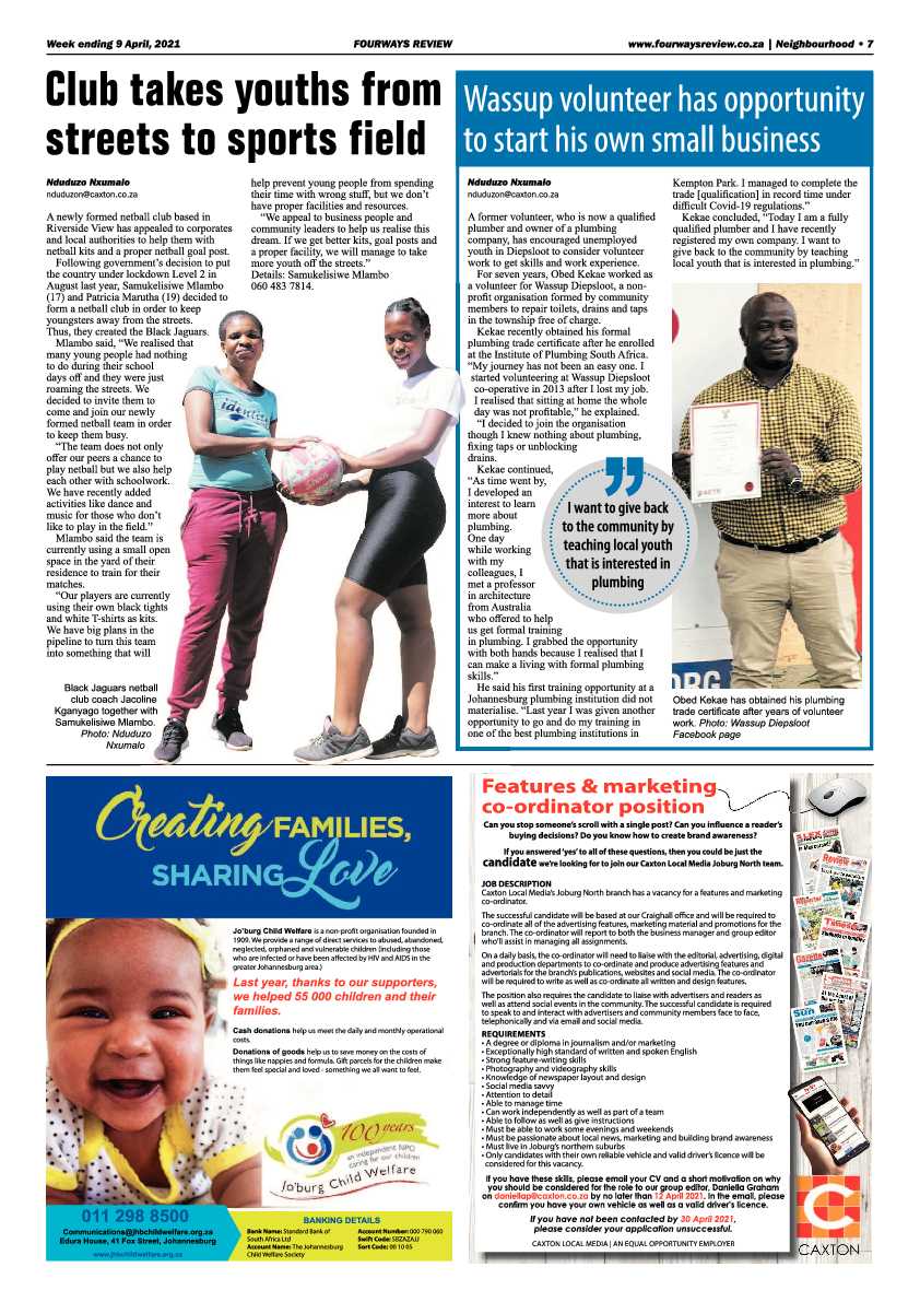 Fourways Review 09 April 2021 page 7