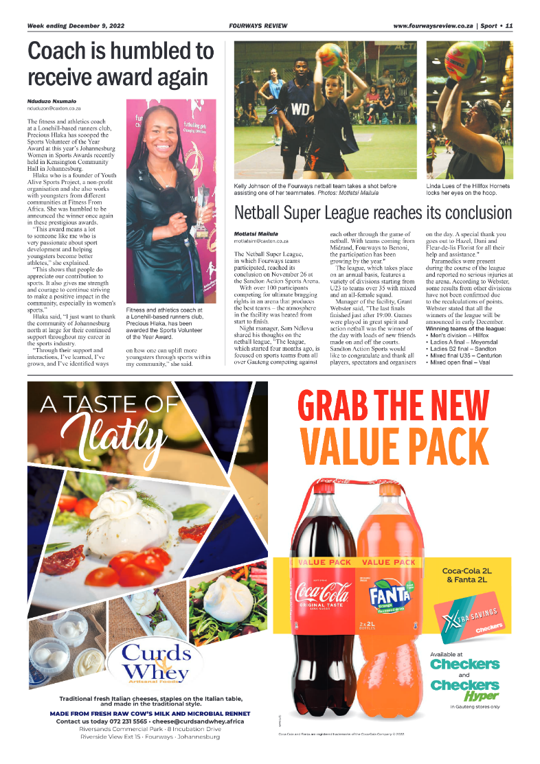Fourways Review 09 Dec 2022 page 11