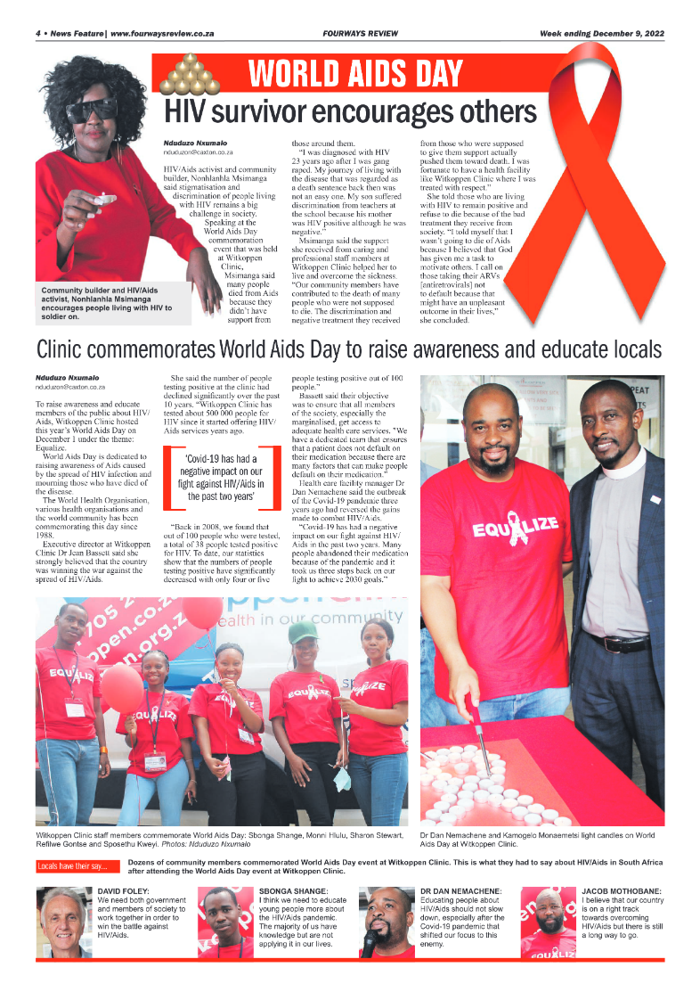 Fourways Review 09 Dec 2022 page 4