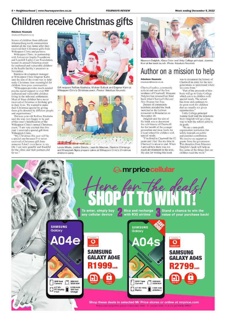 Fourways Review 09 Dec 2022 page 6