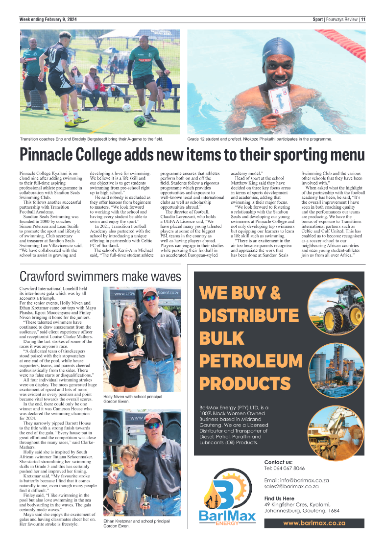 Fourways Review 09 February 2024 page 11