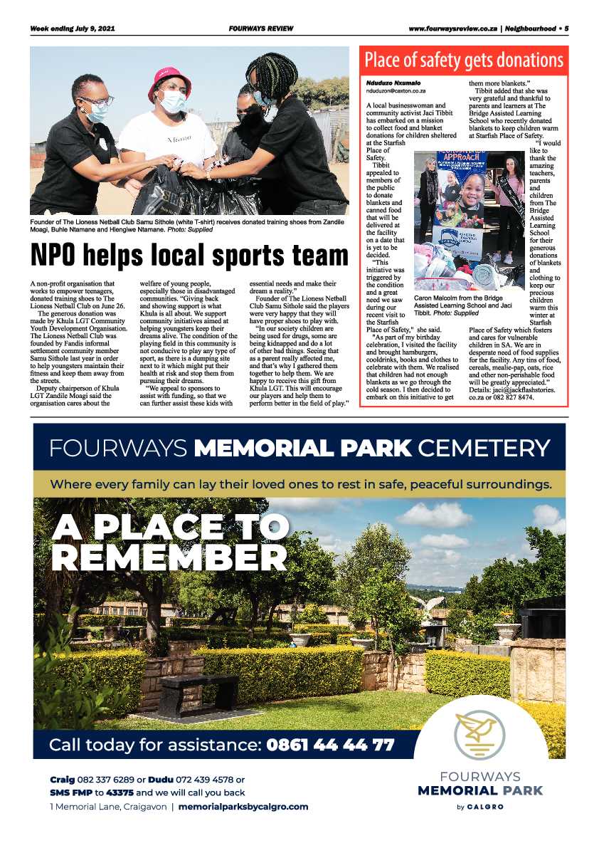 Fourways Review 09 July 2021 page 5