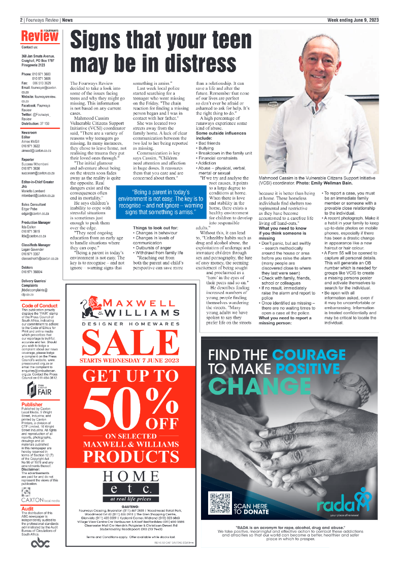 Fourways Review 09 June 2023 page 2