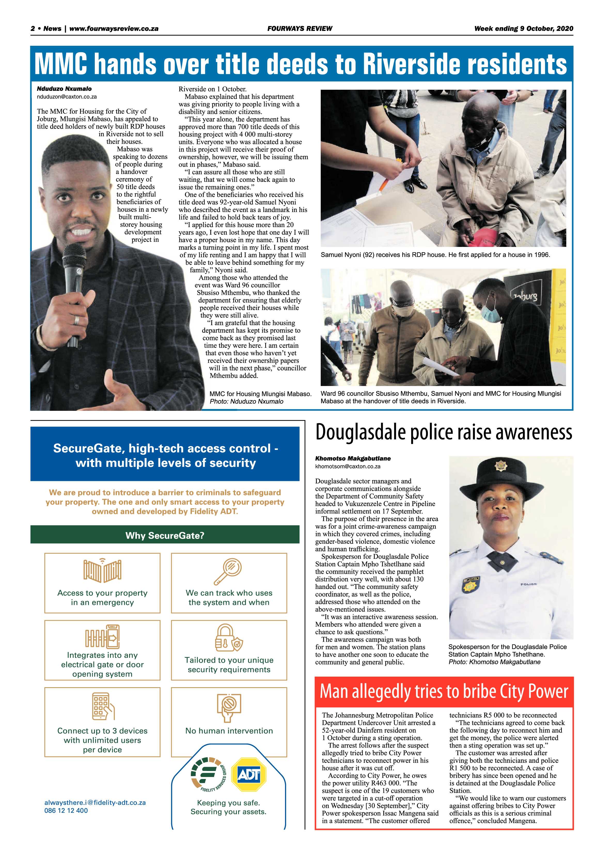 Fourways Review 09 October 2020 page 2