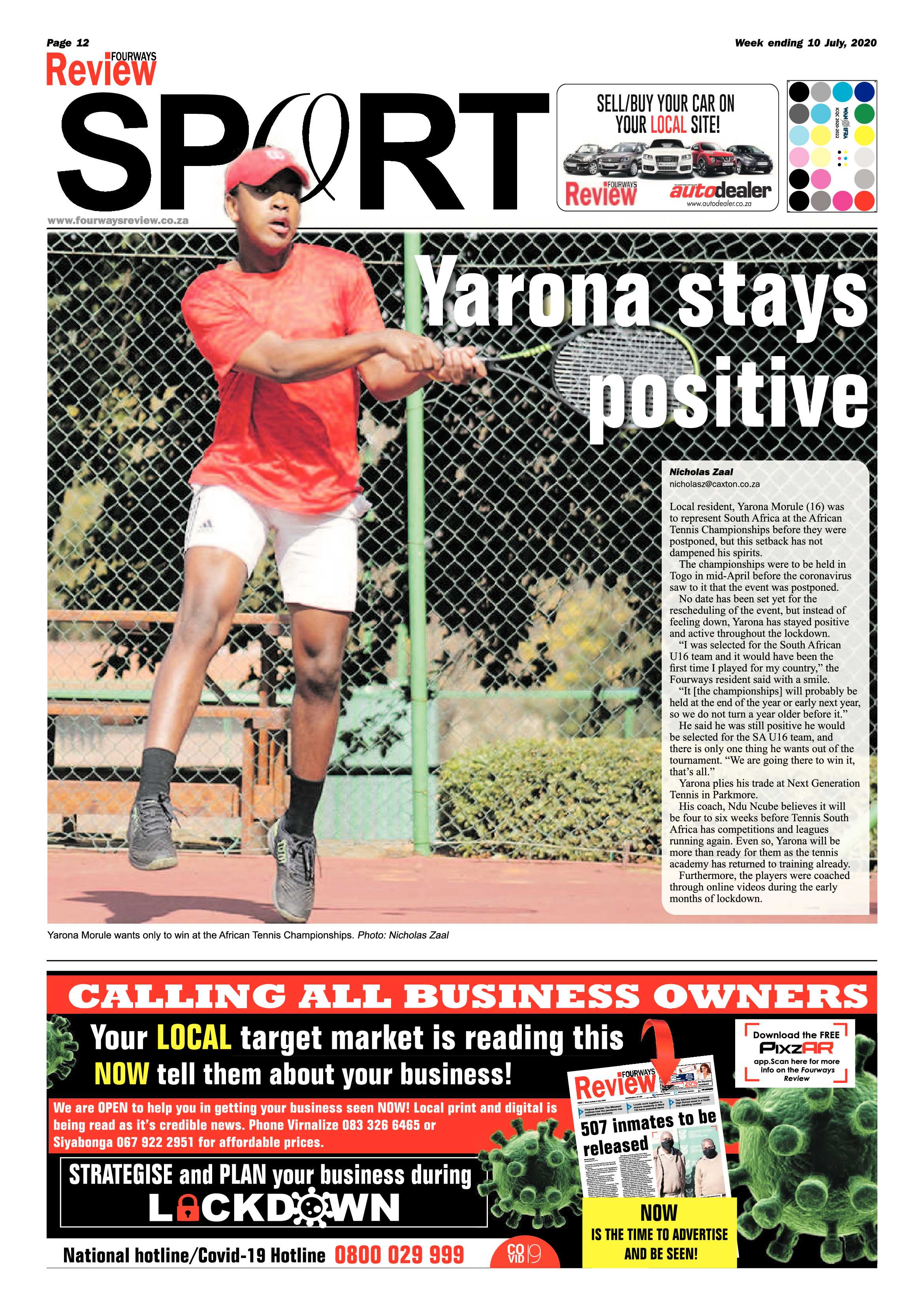Fourways Review 10 July 2020 page 12