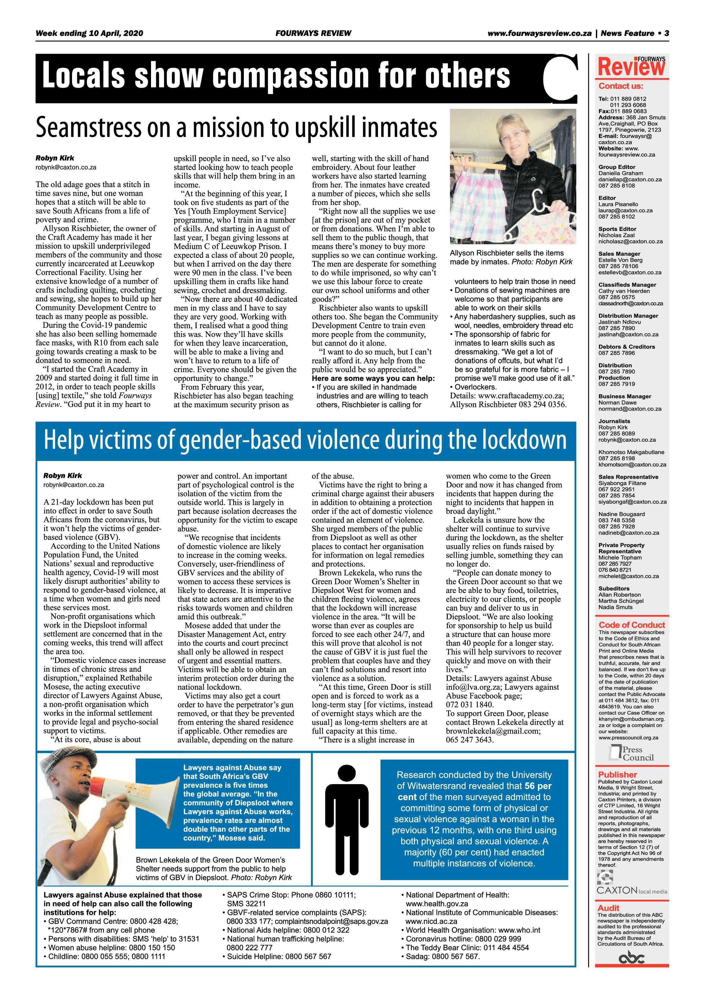 Fourways Review 10 April 2020 page 3
