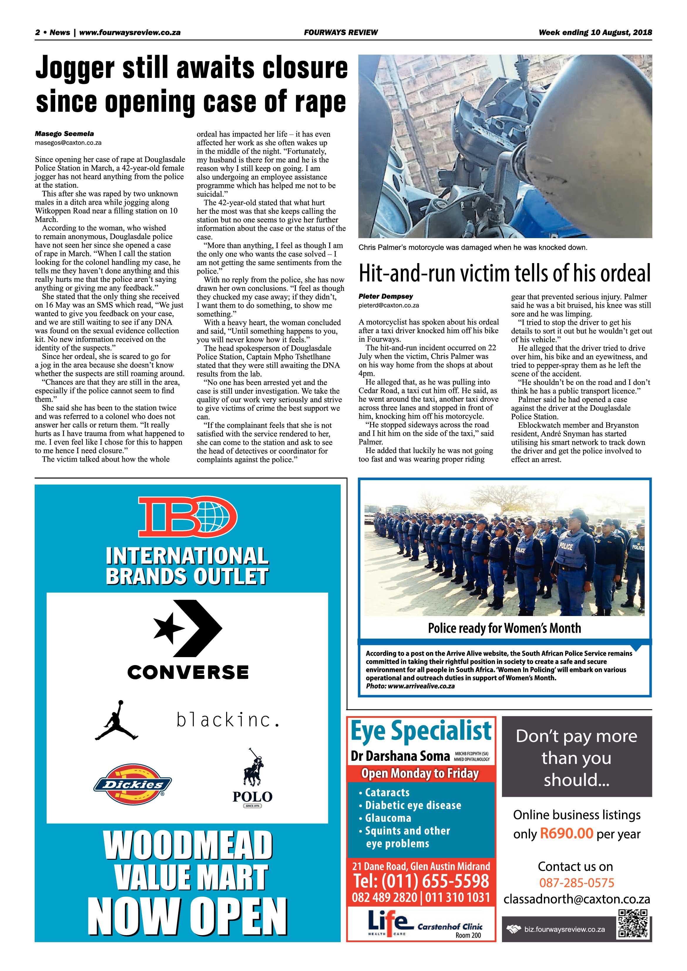 Fourways Review 10 August, 2018 page 2