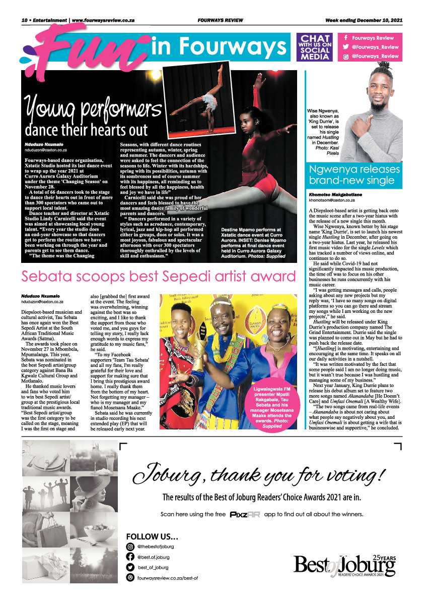 Fourways Review 10 December 2021 page 12
