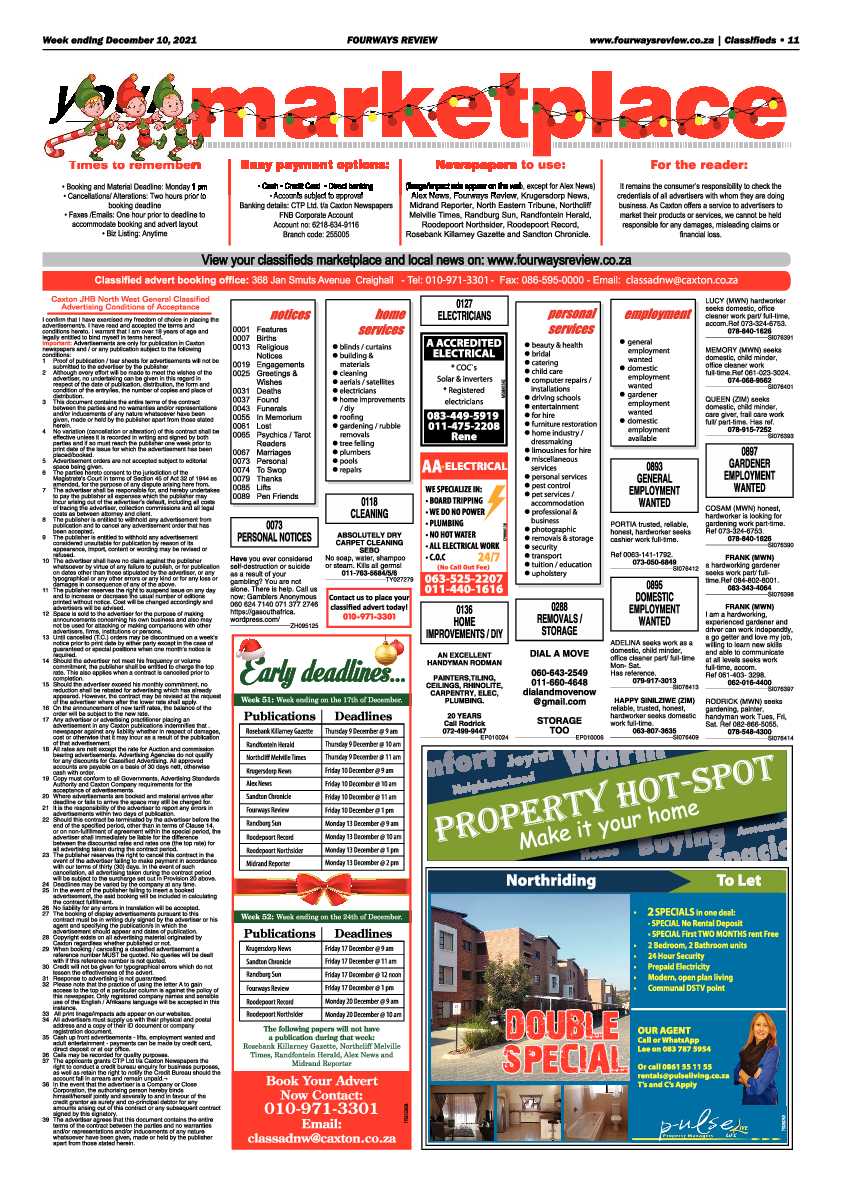 Fourways Review 10 December 2021 page 29