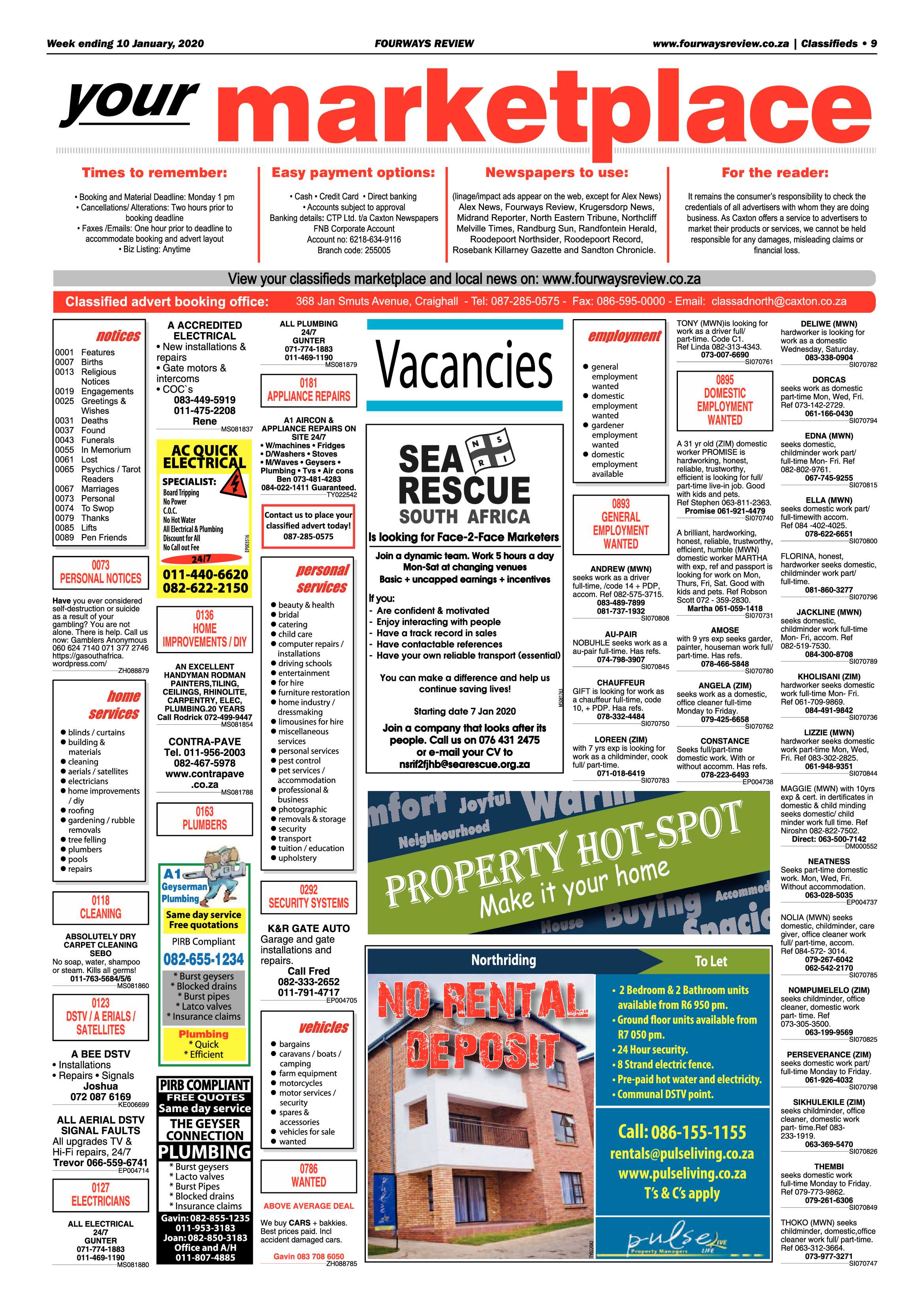Fourways Review 10 January 2020 page 9