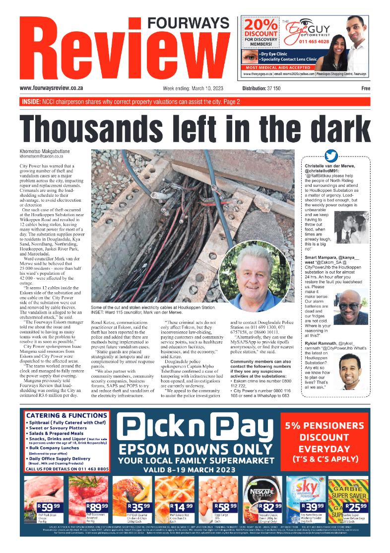 Fourways Review 10 March 2023 page 1