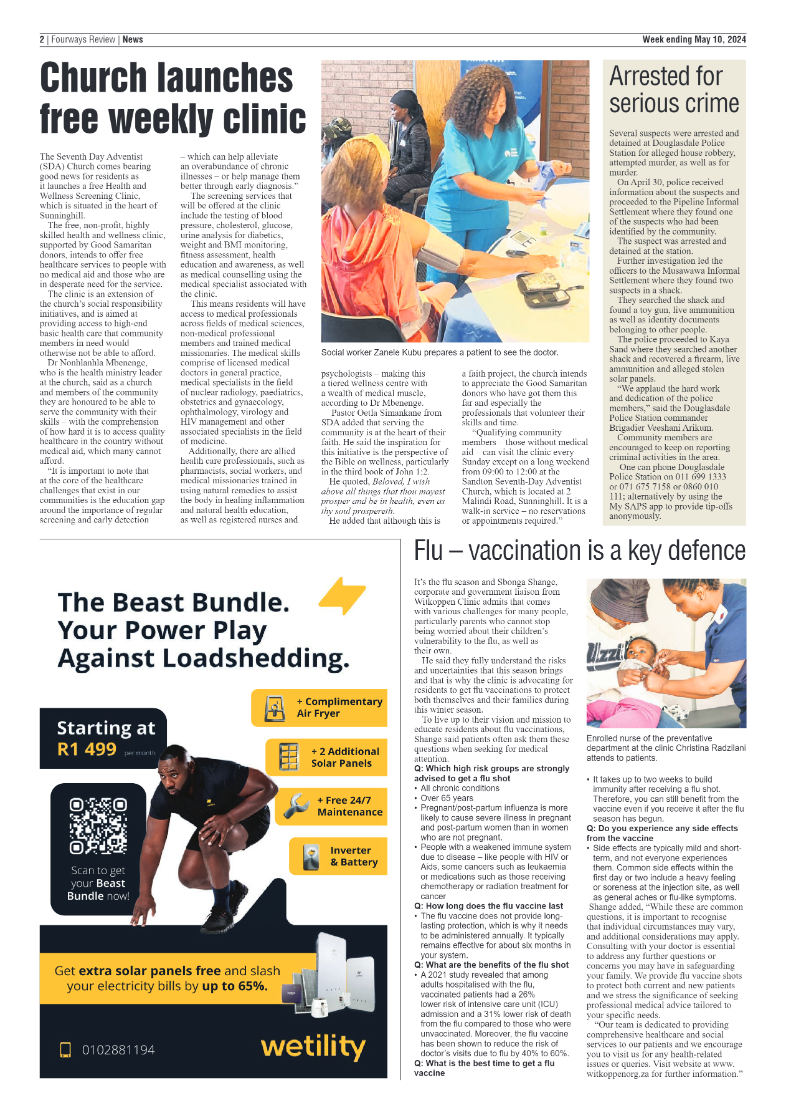 Fourways Review 10 May 2024 page 2