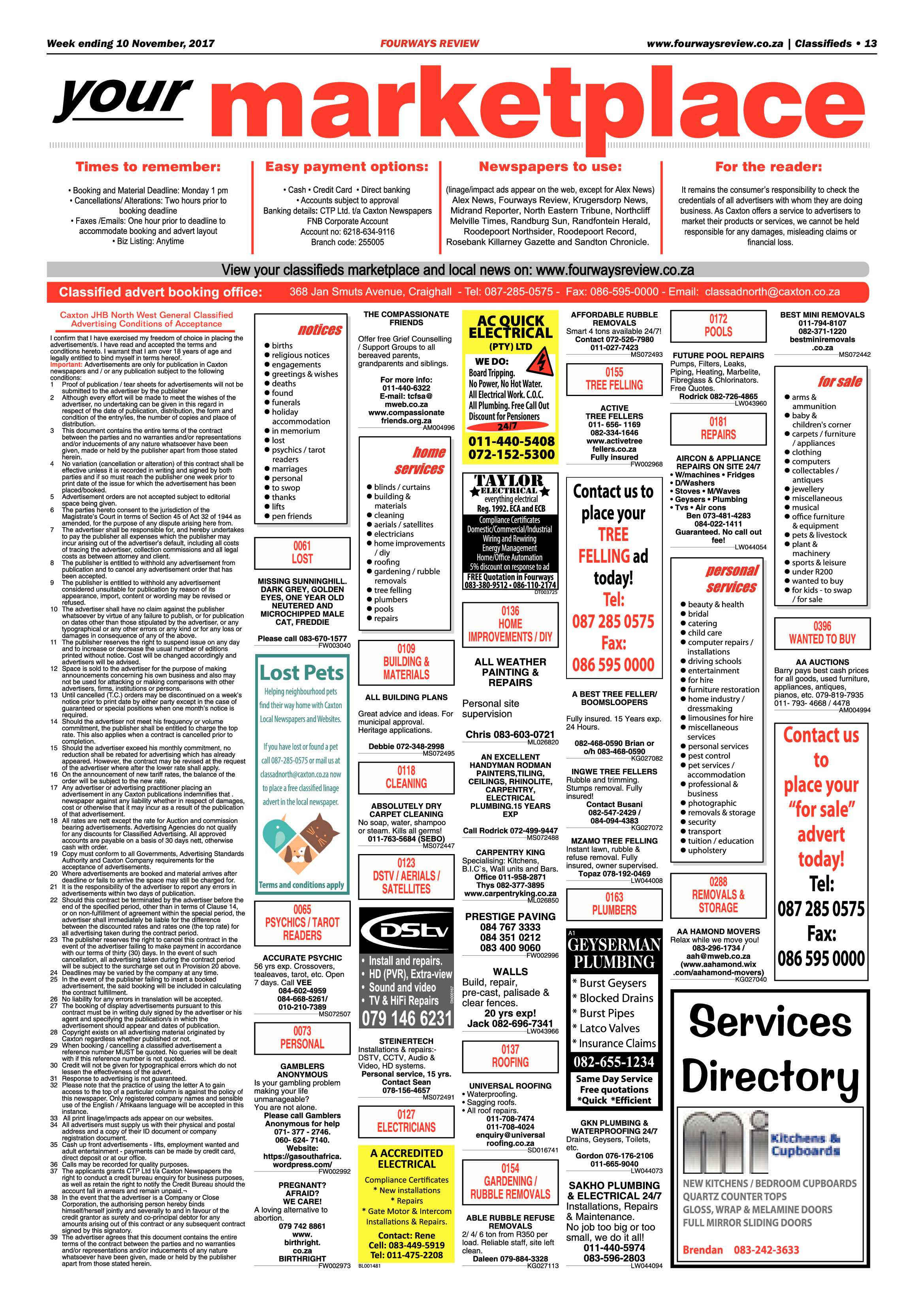 Fourways Review 10 November 2017 page 13