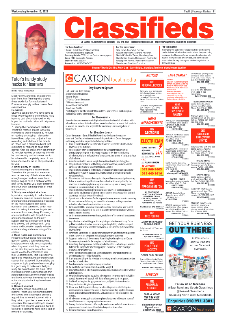 Fourways Review 10 November 2023 page 11