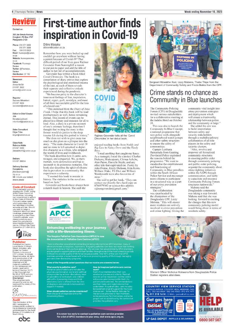 Fourways Review 10 November 2023 page 4