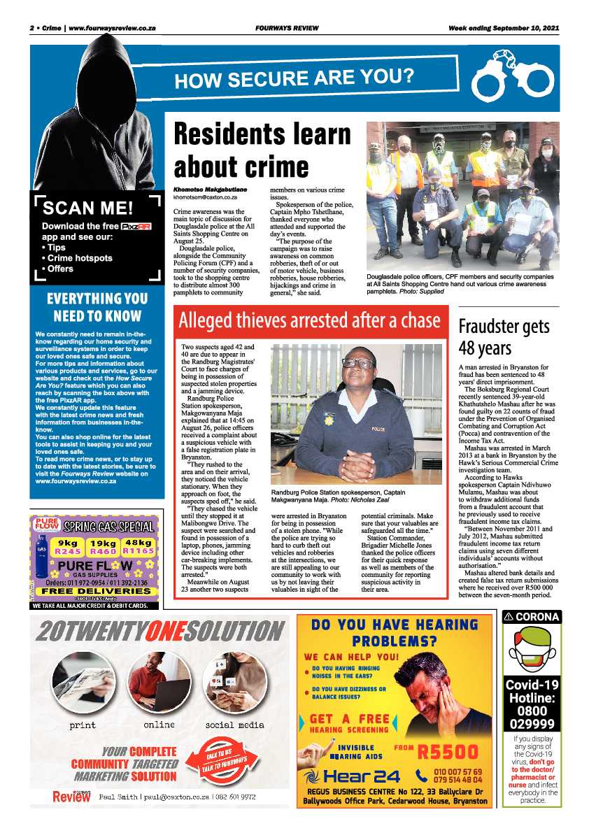 Fourways Review 10 September 2021 page 2