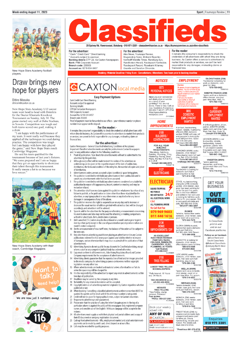 Fourways Review 11 August 2023 page 11