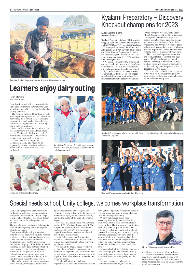 Fourways Review 11 August 2023 page 8