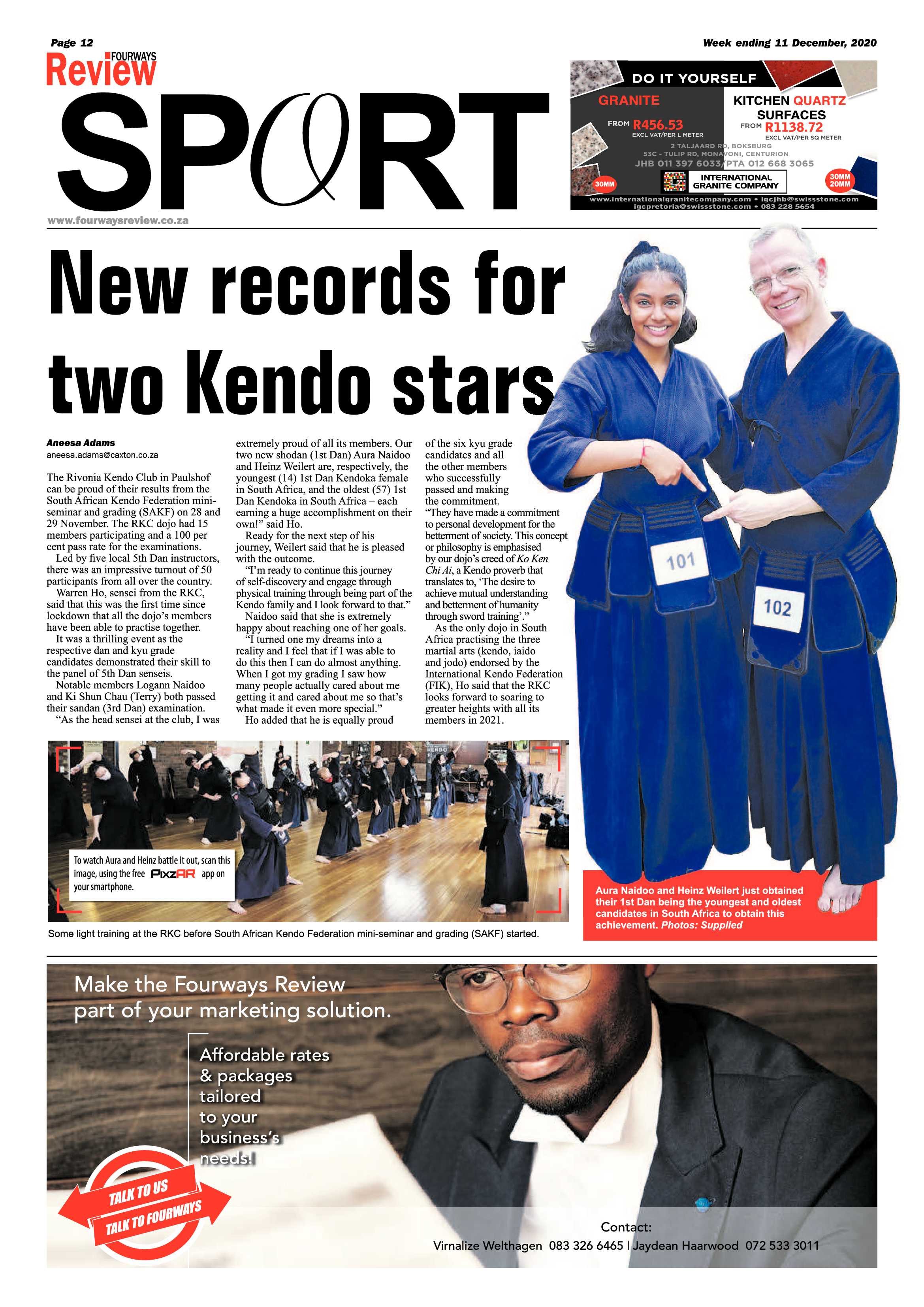 Fourways Review 11 December 2020 page 12